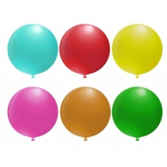 1li 45 inç Pastel Renk Dekorasyon Balon