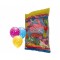 12 İnç Çepeçevre Yıldız Baskılı Karışık Pastel Renk Balon