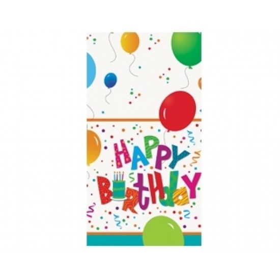120X180 Santim Birthday Jamboree Masa Örtüsü