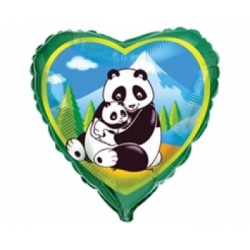 18 İnç Panda Folyo Balon