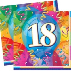 18 Yaş Brilliant Birthday Lunch Kağıt Peçete