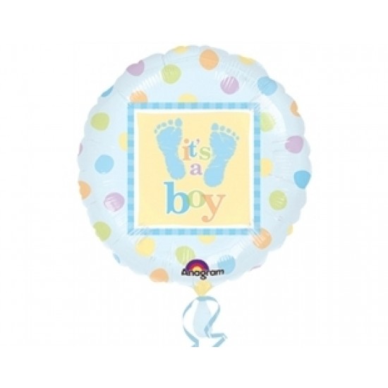 18 inç Babysteps Boy Folyo Balon
