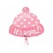 18 inç Shape Its a Girl Hat Paketli Folyo Balon