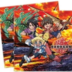 20 Adet 33X33 Santim Bakugan Kağıt Peçete
