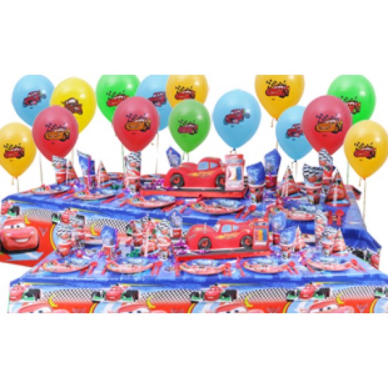 20 Kişilik Cars 2 Süper Set