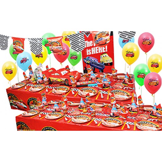 20 Kişilik World Of Cars Lüks Set