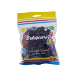 25li 12 inç Violet Baskı Balon