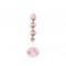 4 Adet Baby Pink Stitching Asmalı Süs