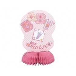 4 Adet Baby Pink Stitching Mini Orta Süs