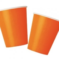 8 Adet 180/200 cc Turuncu Pastel Bardak