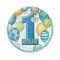 8 Adet 23 Santim First Birthday Balloons Blue Tabak