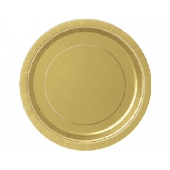 8 Adet 23 Cm Gold Tabak