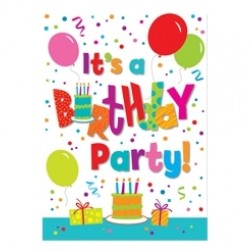 8 Adet Birthday Jamboree Davetiye