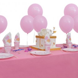8 Kişilik Baby Shower Pink Mini Parti Seti