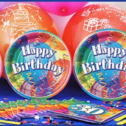 8 Kişilik Brilliant Birthday 30 Yaş Ekonomik Set