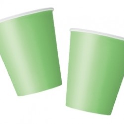 8 Adet 180/200 cc Açık Yeşil Pastel Bardak