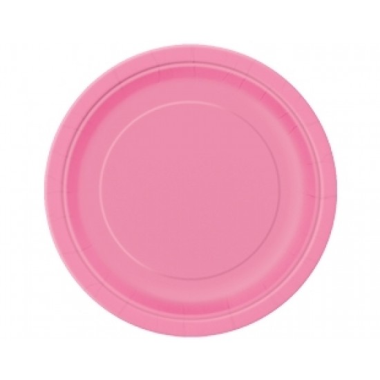 8 Adet 23cm Pembe Pastel Tabak