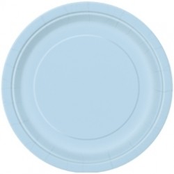 8 Adet 23 Cmlik Açık Mavi Pastel Tabak