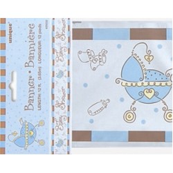 Baby Blue Joy Banner