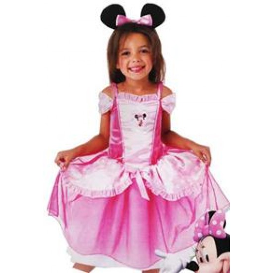 Lüks Minnie Pembe Kostüm