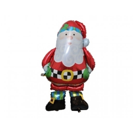 Paket Taşıyan Noel Baba Air Walker Folyo Balon