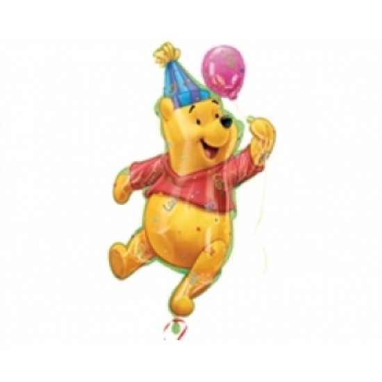 Super Sahape Winnie The Pooh Parti Folyo Balon