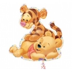 SuperShape Baby Tiger Ve Pooh Folyo Balon