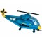 Supershape Mavi Helikopter Folyo Balon