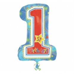 SuperShape One Derful Birthday Boy Folyo Balon