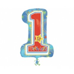 SuperShape One Derful Birthday Boy Folyo Balon