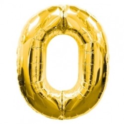 Supershape Gold 0 Numara Paketli Folyo Balon