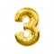Supershape Gold 3 Numara Paketli Folyo Balon