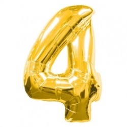 Supershape Gold 4 Numara Paketli Folyo Balon