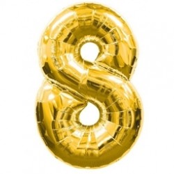 Supershape Gold 8 Numara Paketli Folyo Balon
