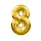 Supershape Gold 8 Numara Paketli Folyo Balon