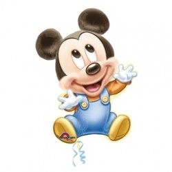 Supershape Mickey Baby Boy Paketli Folyo Balon