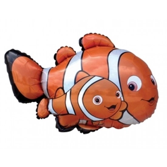 Supershape Palyaço Balık Folyo Balon