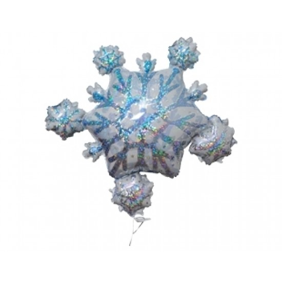 Supershape Prismatic Kar Tanesi Folyo Balon