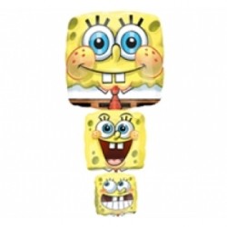 SuperShape Sponge Bob Stacker Folyo Balon